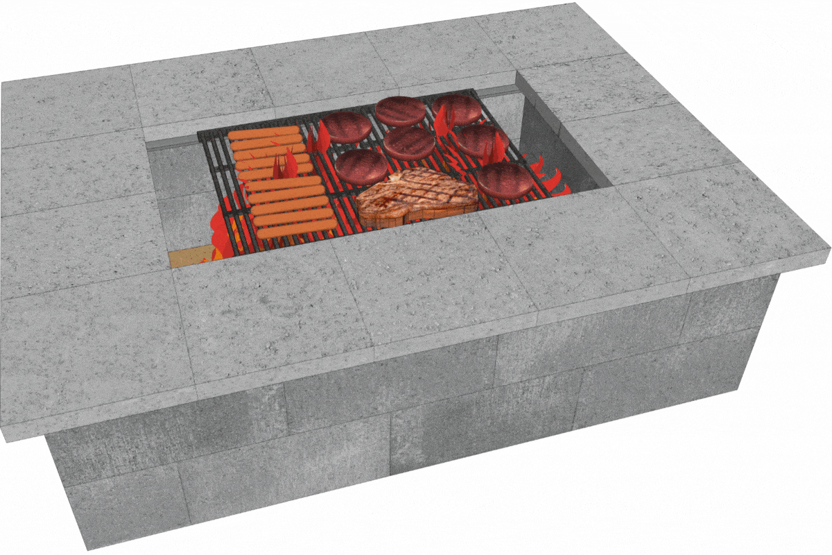 Fire Pit Grill • Fire Pit Kit Build a Fire Pit with Grill BrickWood